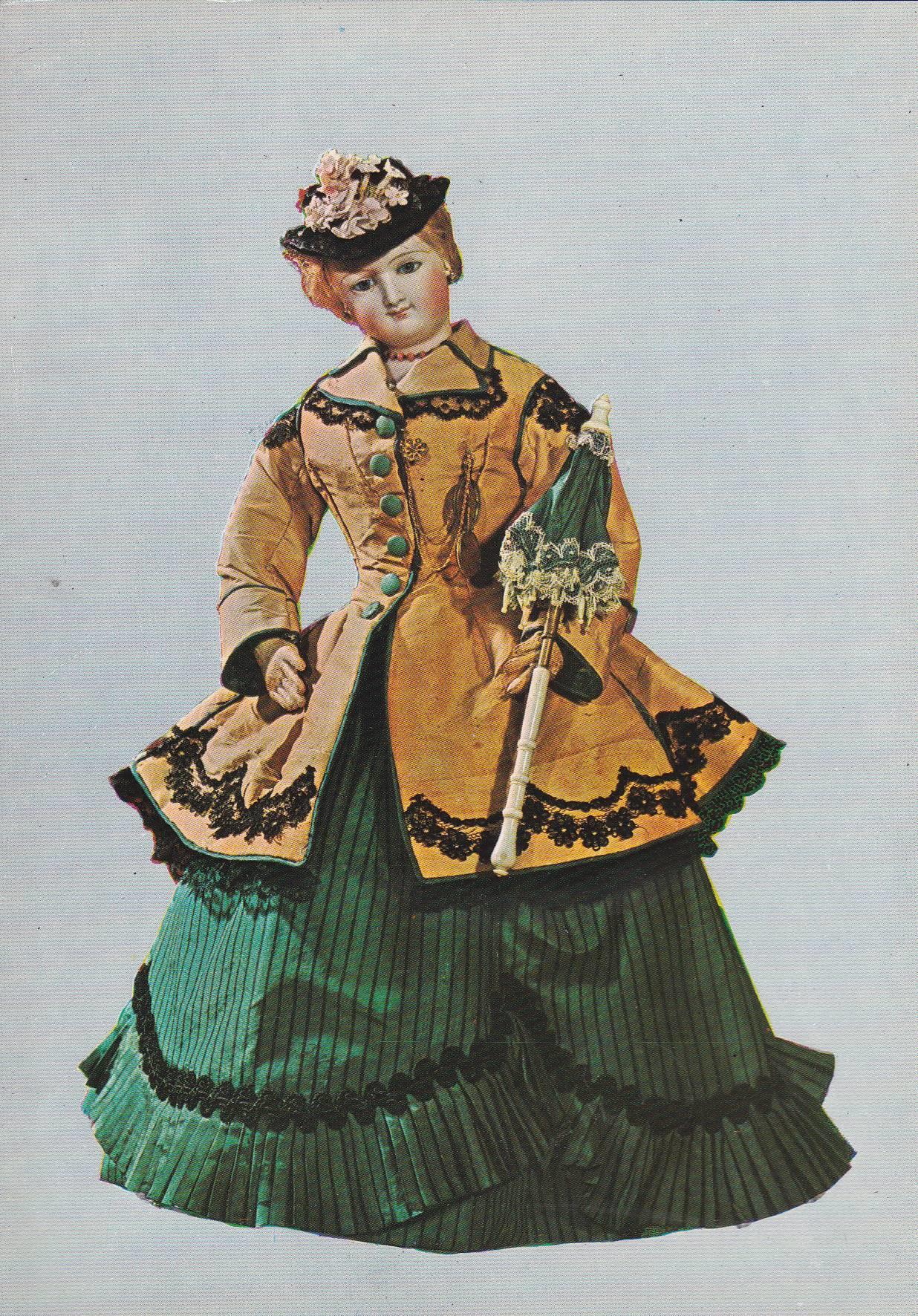 POSTAL B10749: SITGES: COLECCION DE MUÑECAS ANTIGUAS. MUSEO ROMANTICO PROVINCIAL