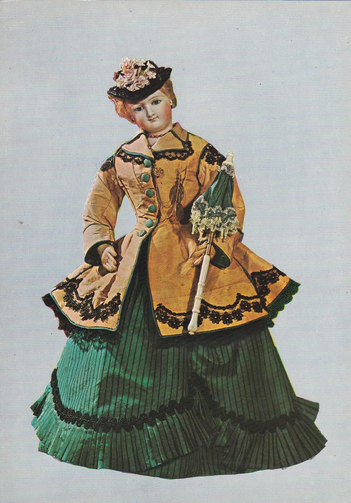 POSTAL B10749: SITGES: COLECCION DE MUÑECAS ANTIGUAS. MUSEO ROMANTICO PROVINCIAL