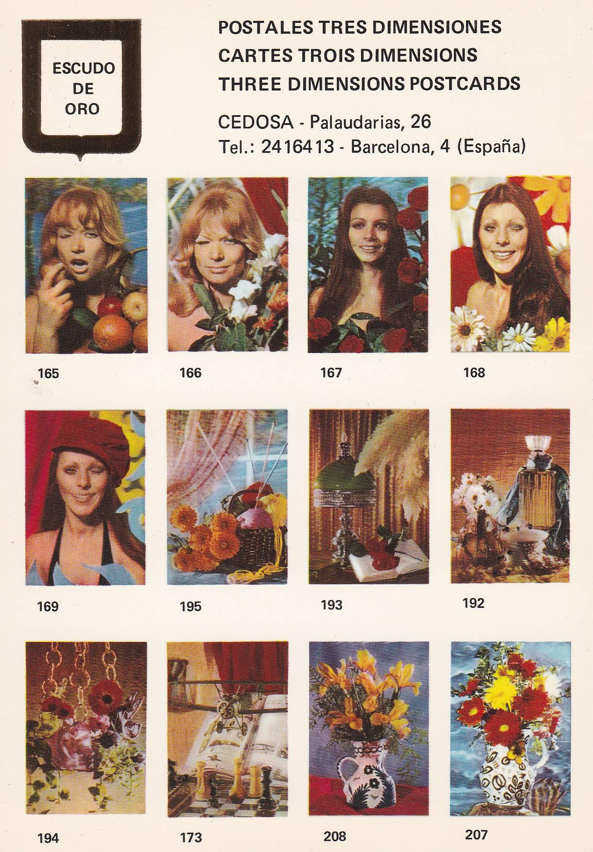 POSTAL B10752: POSTALES TRES DIMENSIONES: DIVERSOS ASPECTOS