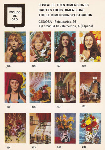 POSTAL B10755: POSTALES TRES DIMENSIONES: DIVERSOS ASPECTOS
