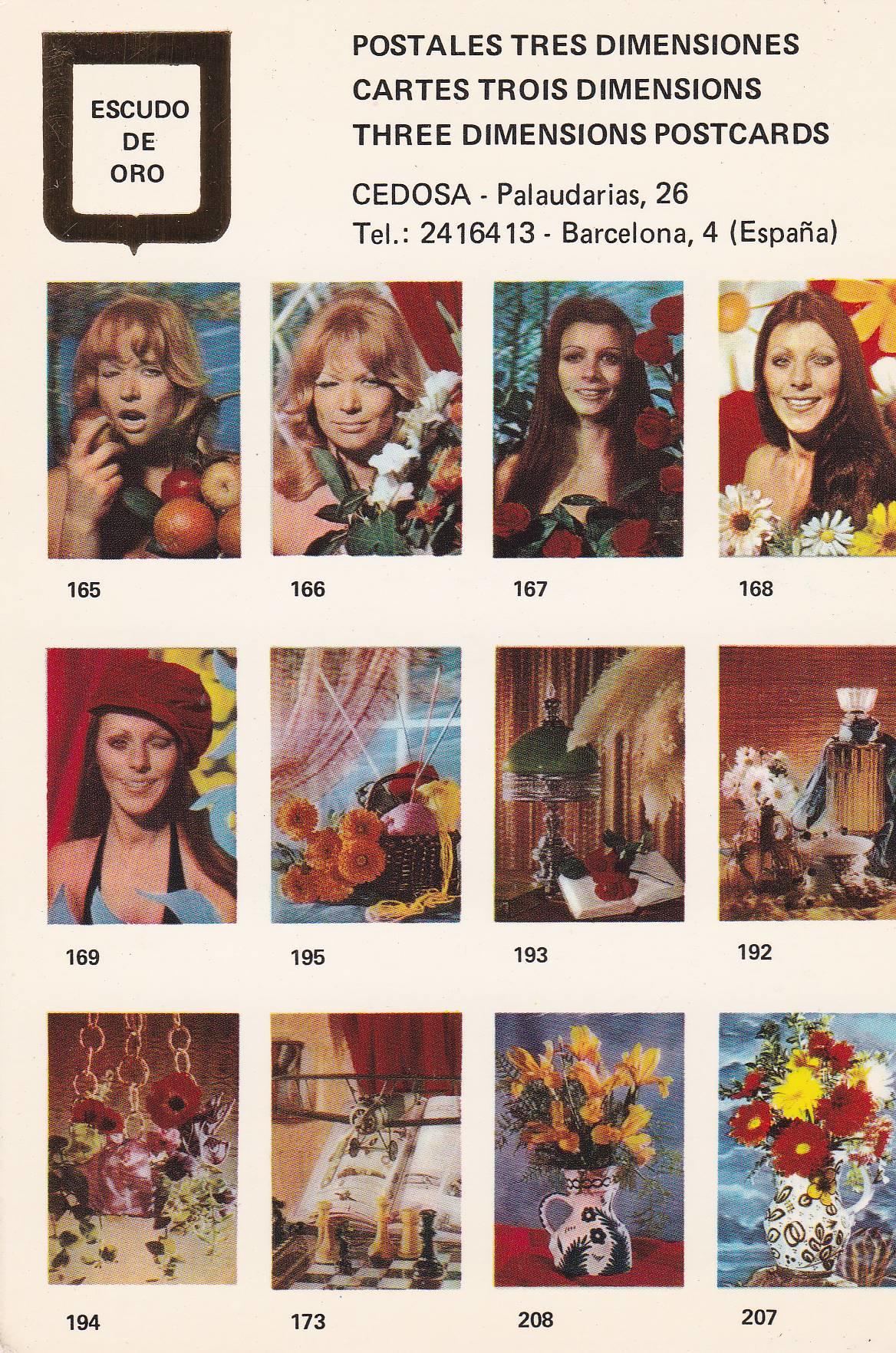 POSTAL B10756: POSTALES TRES DIMENSIONES: DIVERSOS ASPECTOS