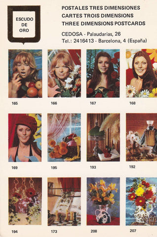 POSTAL B10756: POSTALES TRES DIMENSIONES: DIVERSOS ASPECTOS