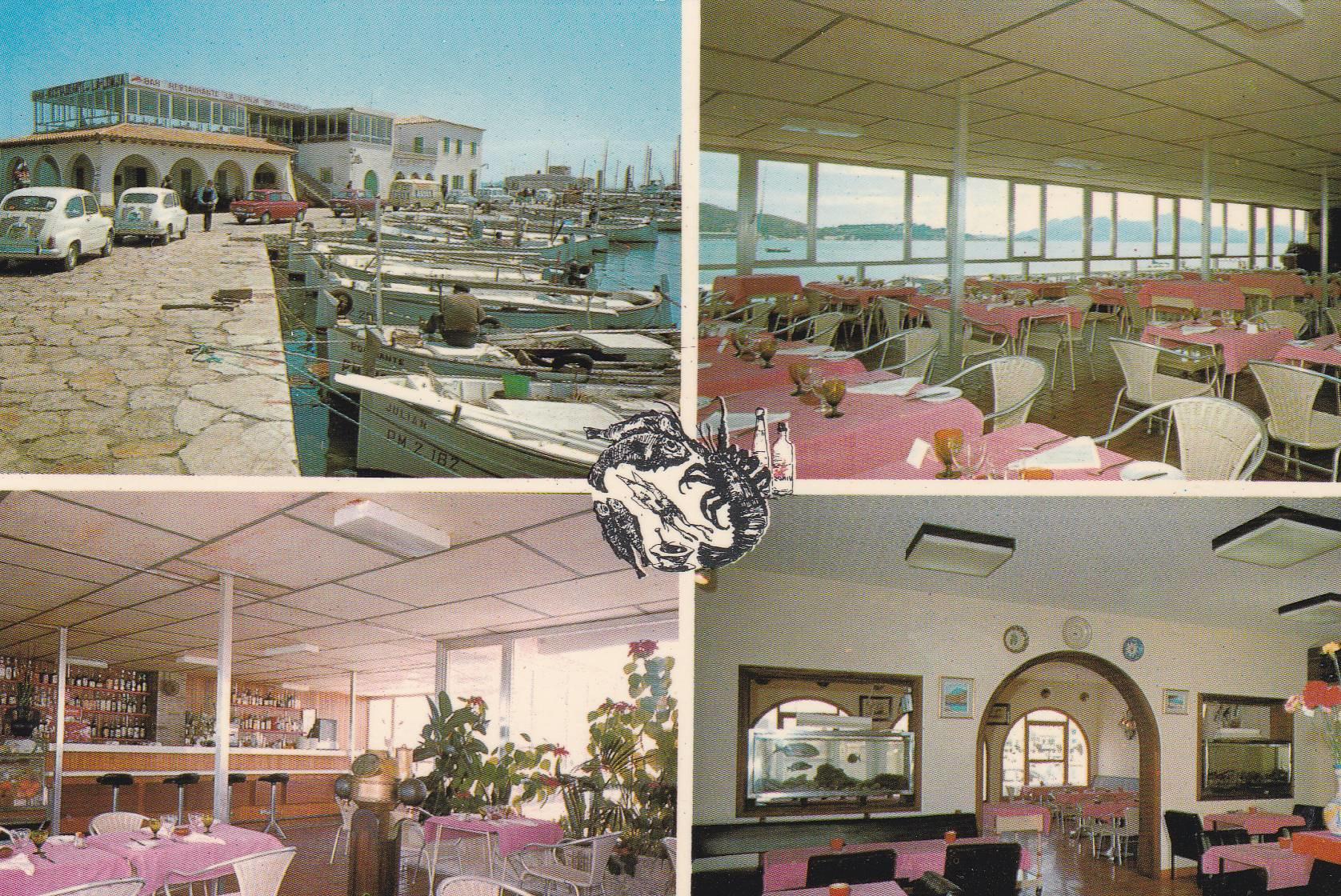 POSTAL B10776: MALLORCA: RESTAURANTE LONJA DE PESCADO