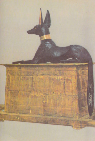 POSTAL B10783: MUSEO DEL CAIRO: COFRE ANUBIS