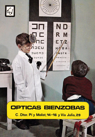 POSTAL B10790: OPTICA BIENZOBAS. ¿HA PENSADO EN USAR LENTES DE CONTACTO?