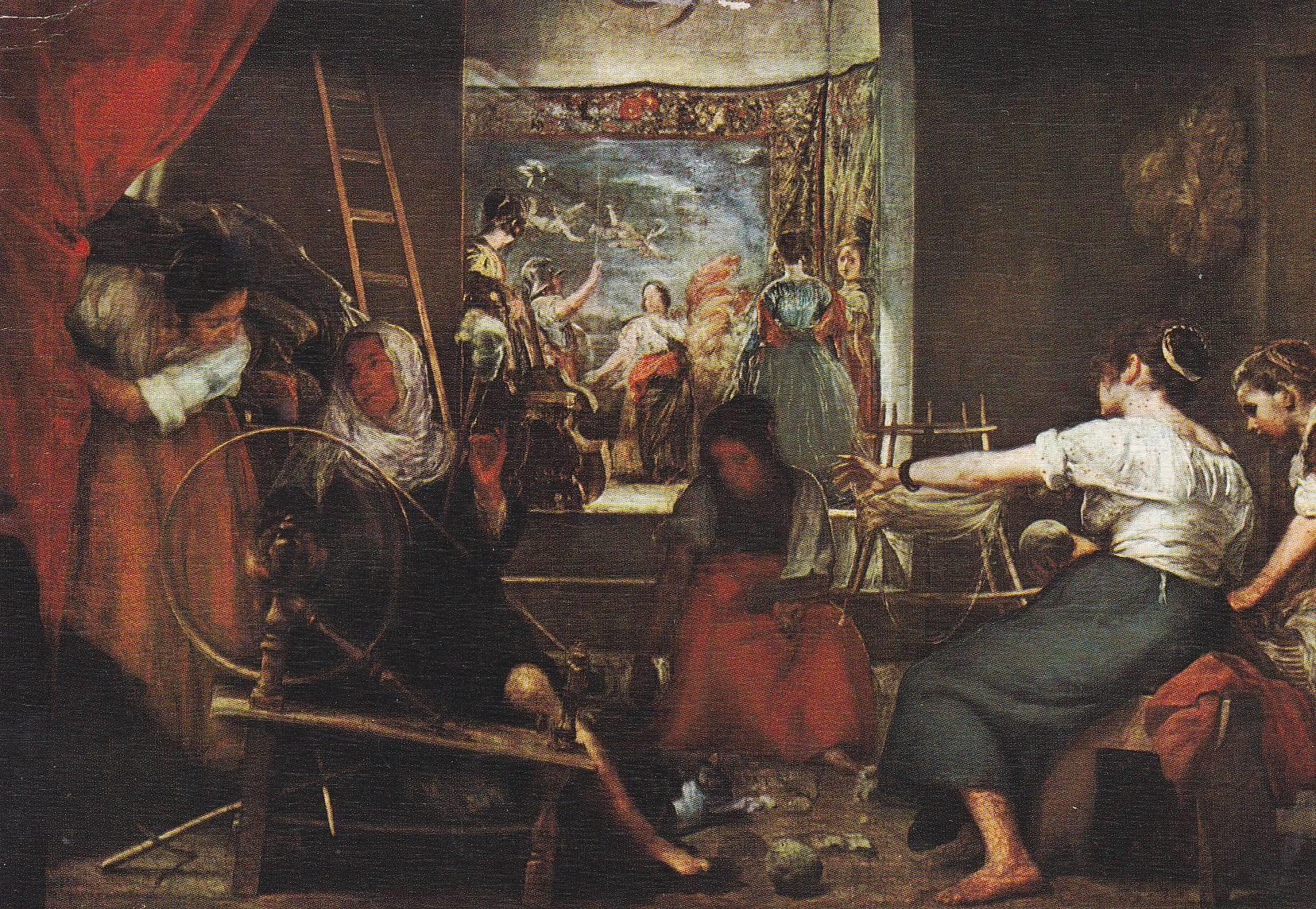 POSTAL B10792: VELAZQUEZ: LAS HILANDERAS