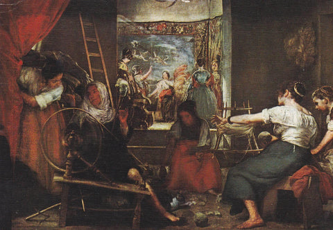 POSTAL B10792: VELAZQUEZ: LAS HILANDERAS