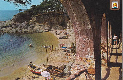 POSTAL B10800: PLATJA D ARO: VISTA PARCIAL