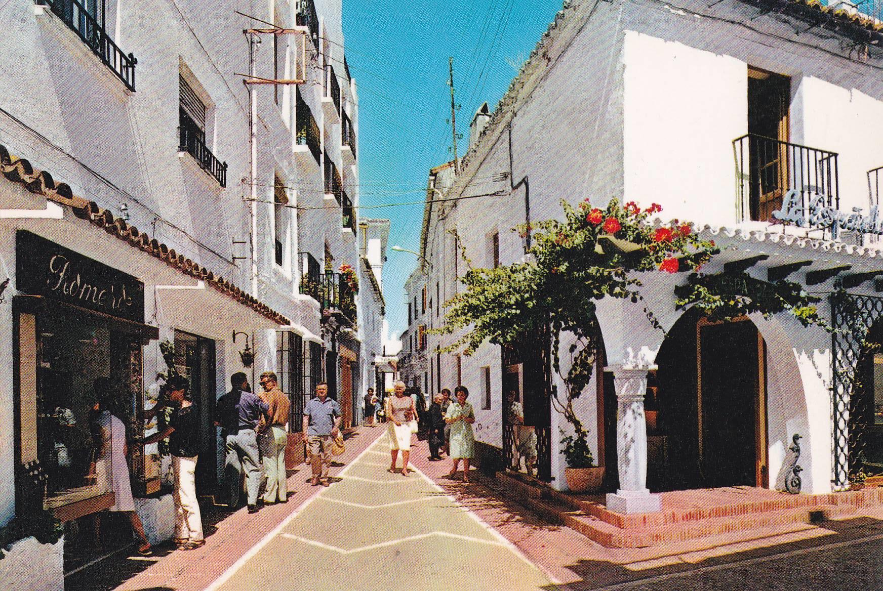 POSTAL B10816: MARBELLA: CALLE TIPICA