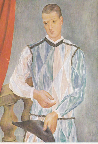 POSTAL B10818: PICASSO: ARLEQUIN. OLEO