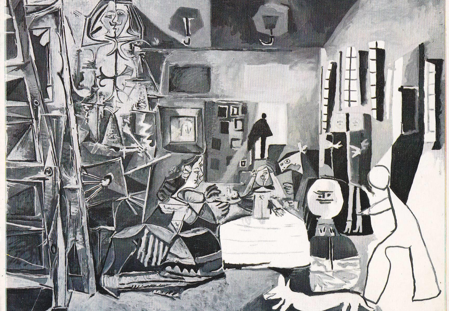 POSTAL B10819: PICASSO: LAS MENINAS. OLEO