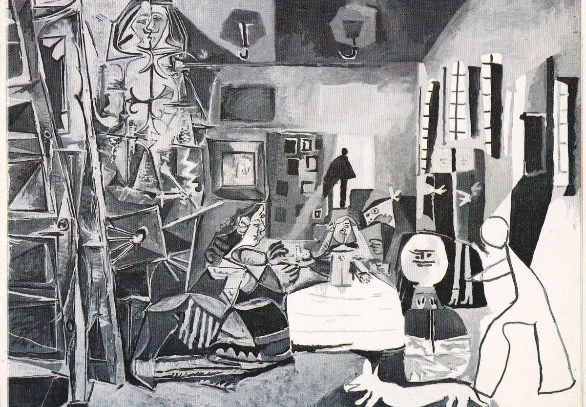 POSTAL B10819: PICASSO: LAS MENINAS. OLEO