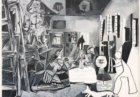 POSTAL B10819: PICASSO: LAS MENINAS. OLEO