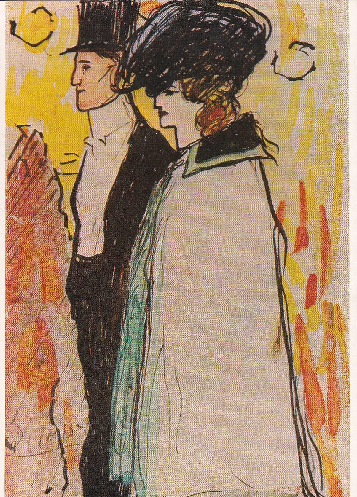 POSTAL B10824: PICASSO: RASTAQUOUERES