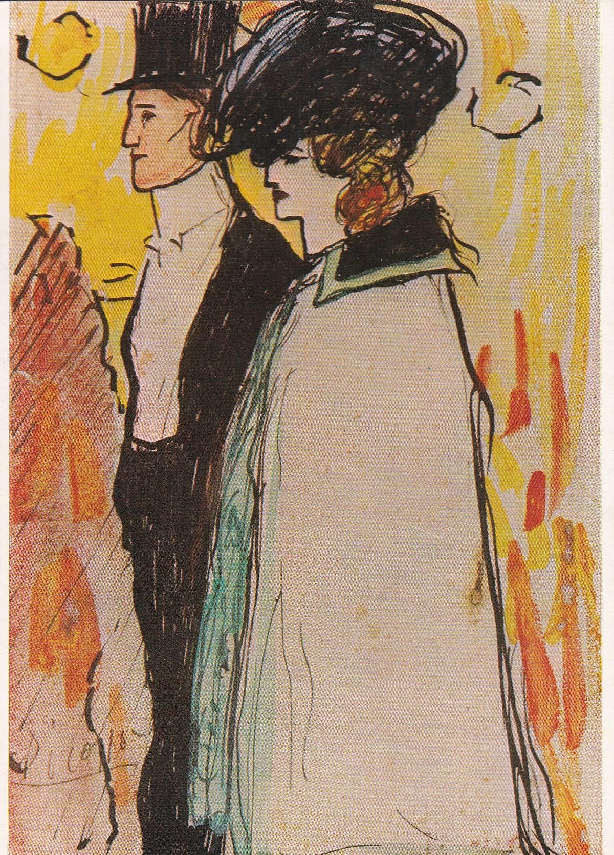 POSTAL B10824: PICASSO: RASTAQUOUERES