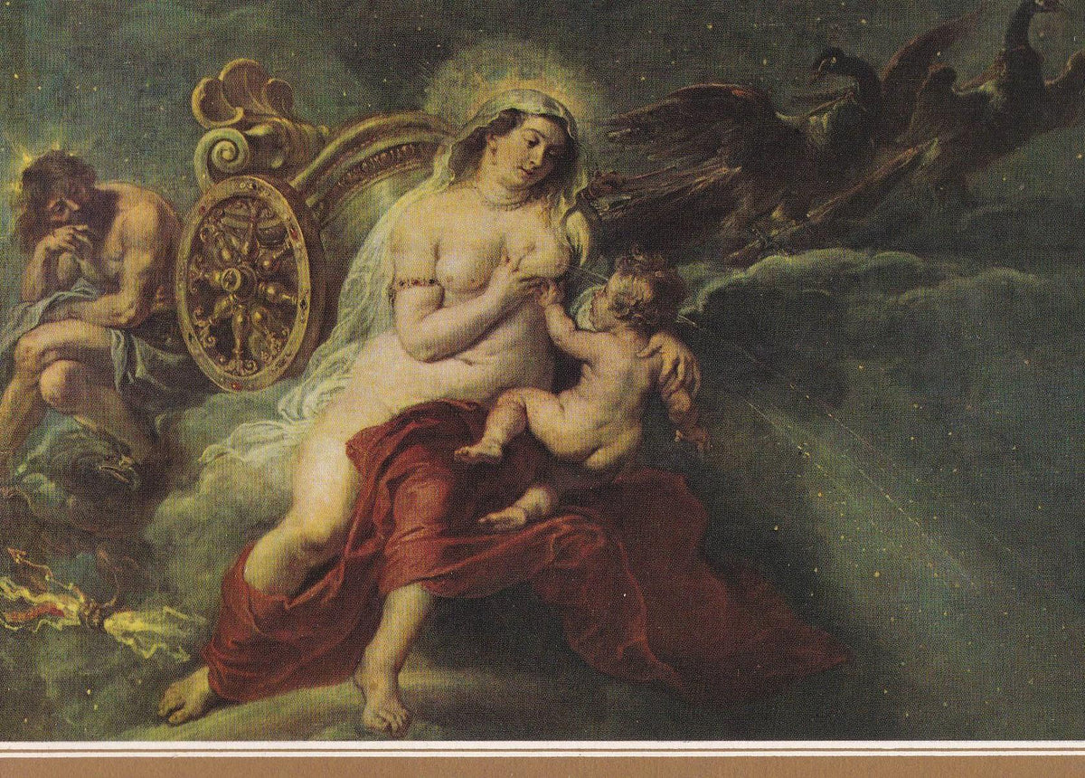 POSTAL B10831: RUBENS: EL NACIMIENTO DE LA VIA LACTEA