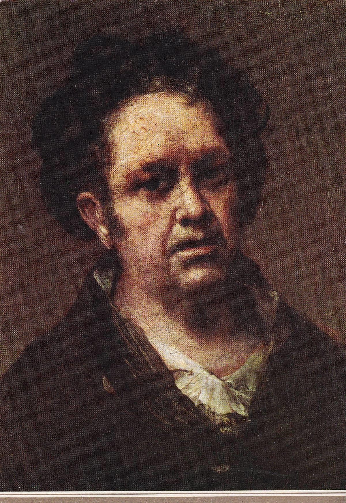 POSTAL B10833: GOYA: AUTORRETRATO