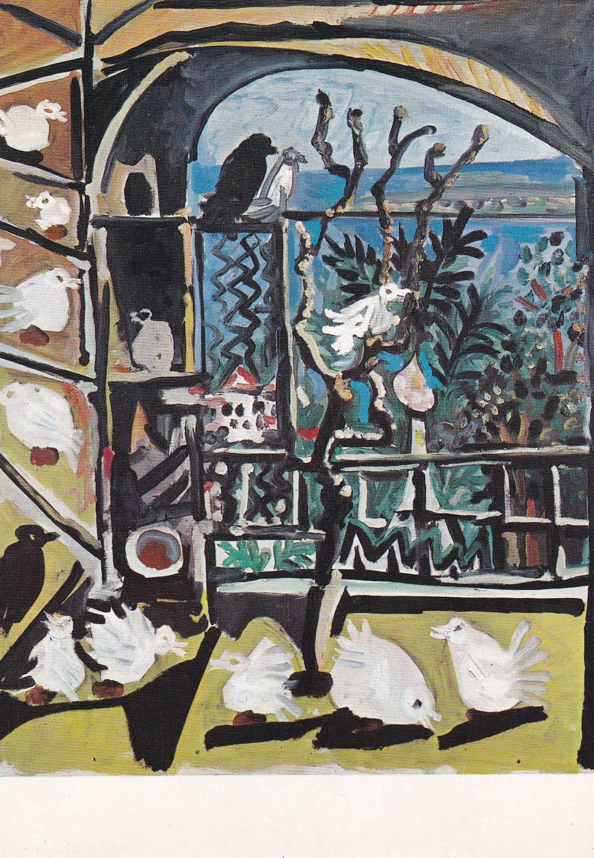 POSTAL B10836: PICASSO: LOS PICHONES