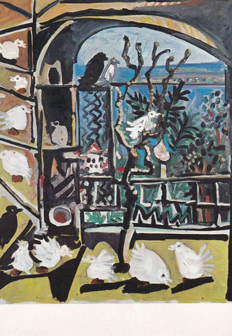 POSTAL B10836: PICASSO: LOS PICHONES