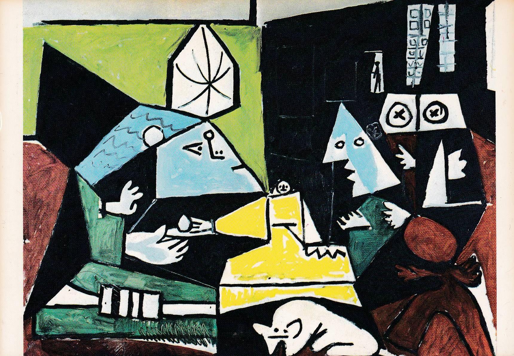 POSTAL B10842: PICASSO: LAS MENINAS