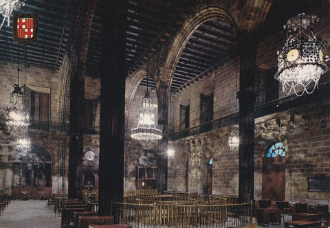 POSTAL B10862: BARCELONA: LA LONJA. SALA CONTRACCIONES