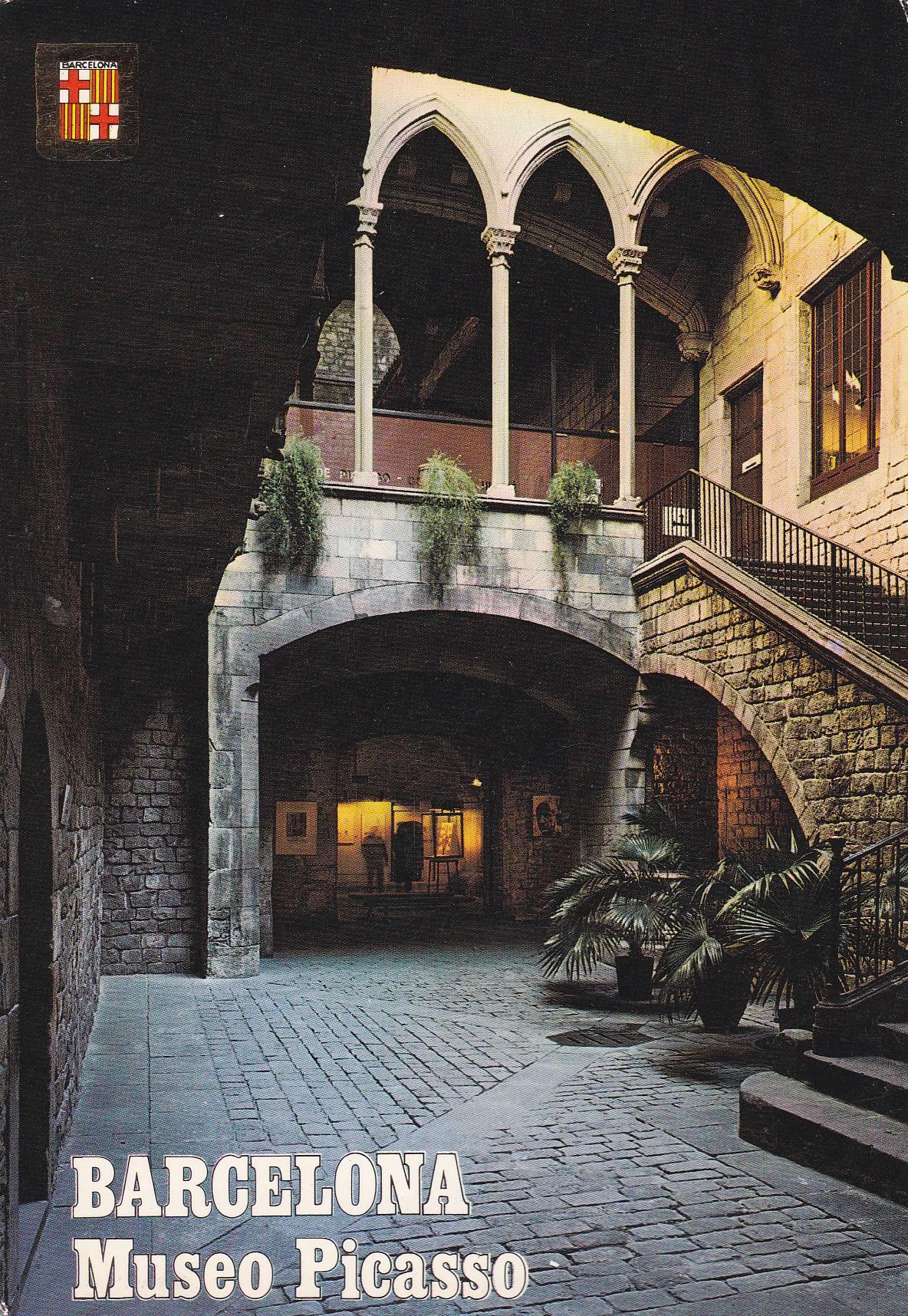 POSTAL B10866: BARCELONA: MUSEO PICASSO