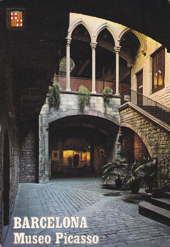 POSTAL B10866: BARCELONA: MUSEO PICASSO