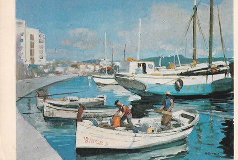 POSTAL B10869: IBIZA: GRIMES. OLEO