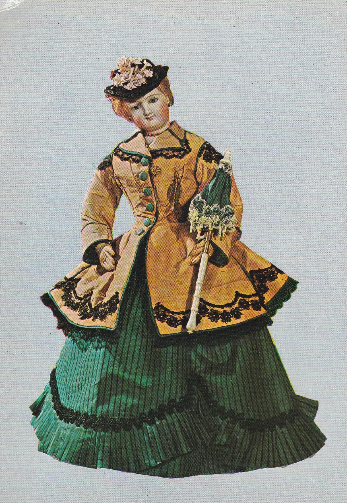 POSTAL B10904: COLECCION MUÑECAS ANTIGUAS. SITGES. MUSEO ROMANTICO