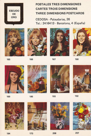 POSTAL B10915: POSTALES TRES DIMENSIONES: DIFERENTES ASPECTOS