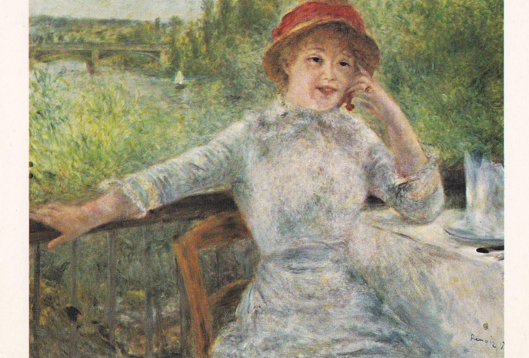 POSTAL B10918: AUGUSTE RENOIR: ALPHONSINE FOURNAISE