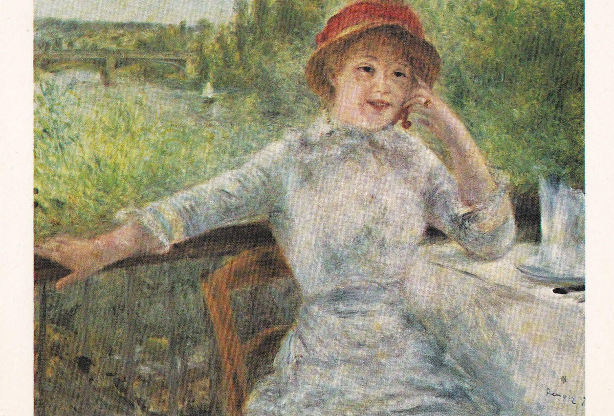 POSTAL B10918: AUGUSTE RENOIR: ALPHONSINE FOURNAISE