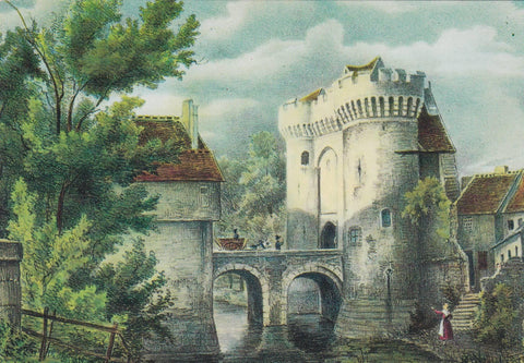 POSTAL B10919: CASTILLOS: CHARTRES DU TEMPS JADIS