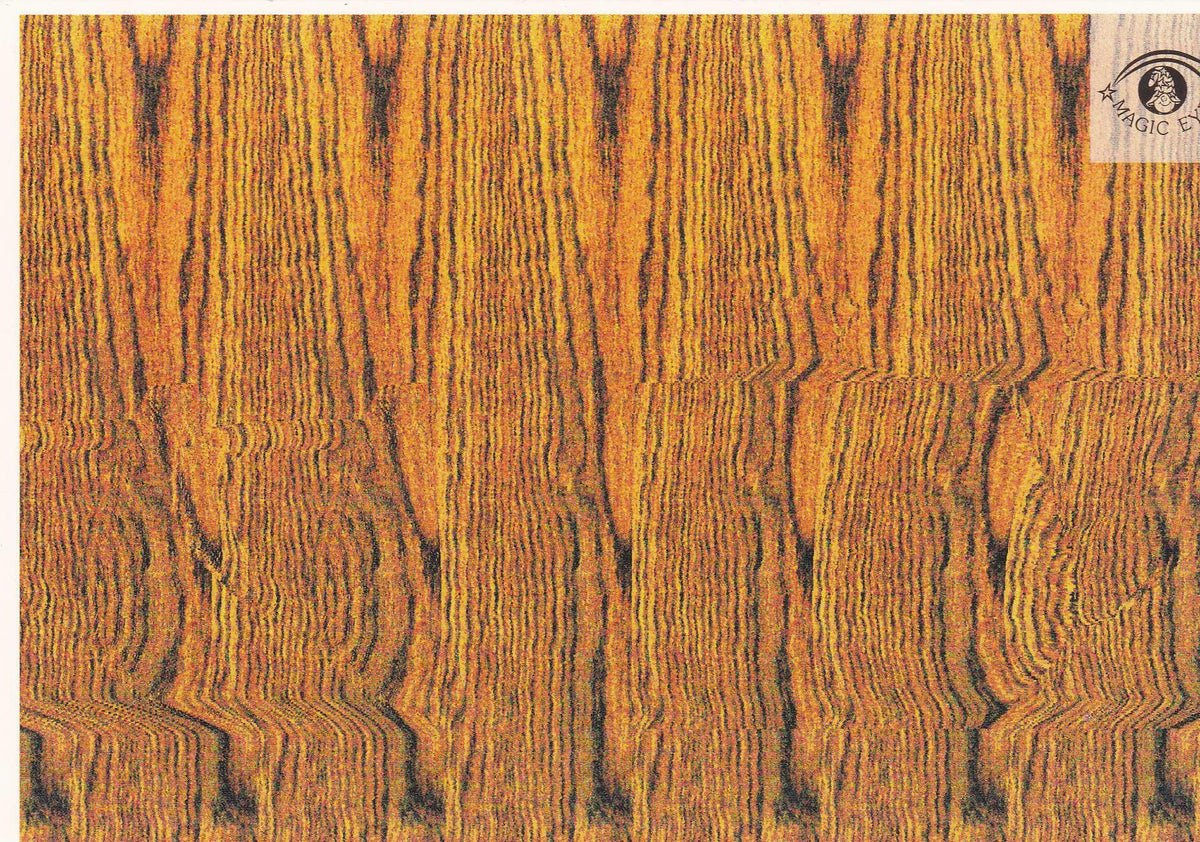 POSTAL B10924: MAGIC EYE: IMAGEN OCULTA. DIVERSOS ASPECTOS
