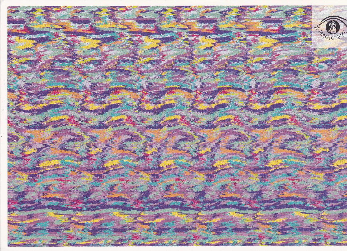 POSTAL B10925: MAGIC EYE: IMAGEN OCULTA. DIVERSOS ASPECTOS