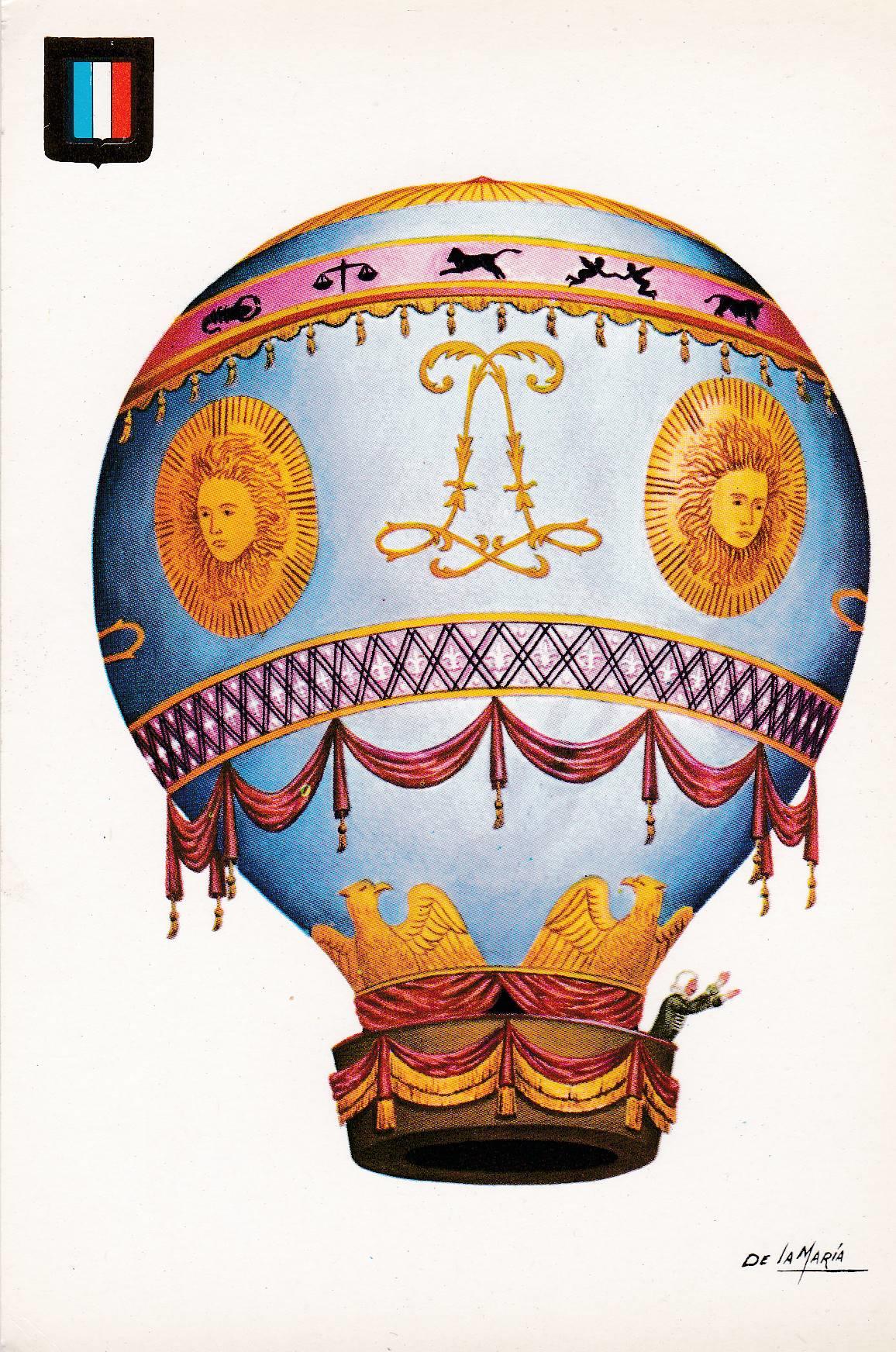 POSTAL B10940: DE LA MARIA: LA CONQUISTA DEL ESPACIO. ILUSTRACIONES