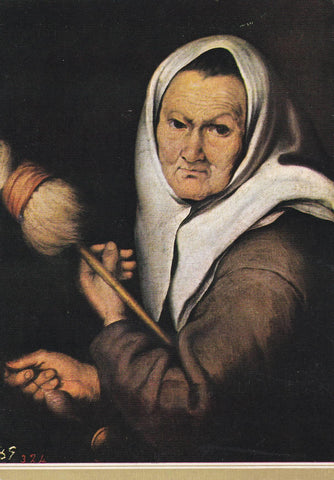 POSTAL B10968: MURILLO: LA VIEJA. OLEO