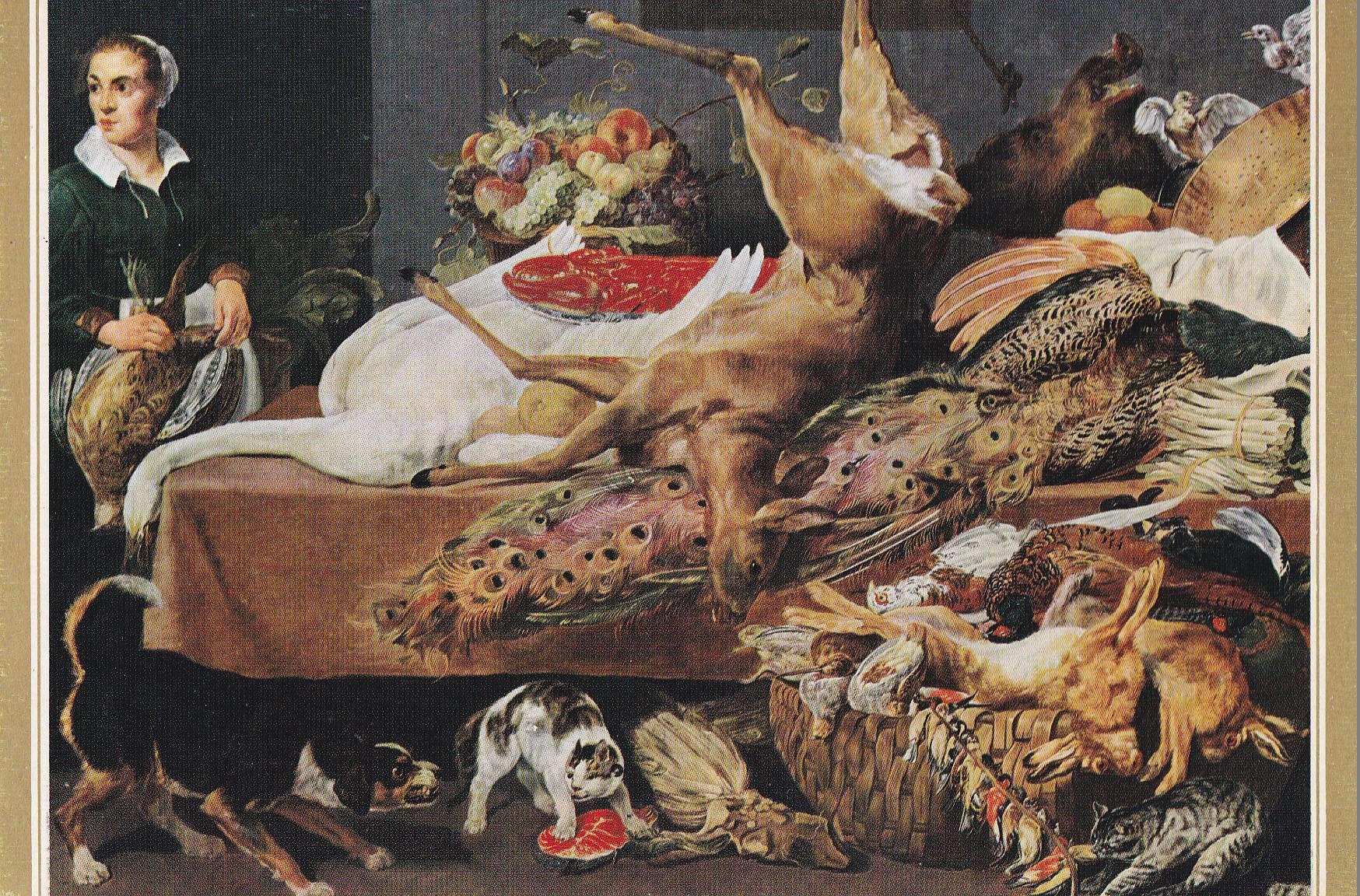 POSTAL B10969: SNYDERS: LA COCINERA EN LA DESPENSA. OLEO