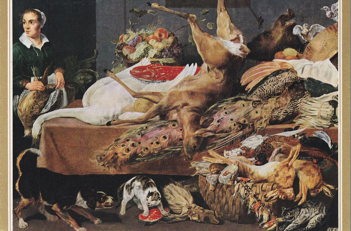 POSTAL B10969: SNYDERS: LA COCINERA EN LA DESPENSA. OLEO