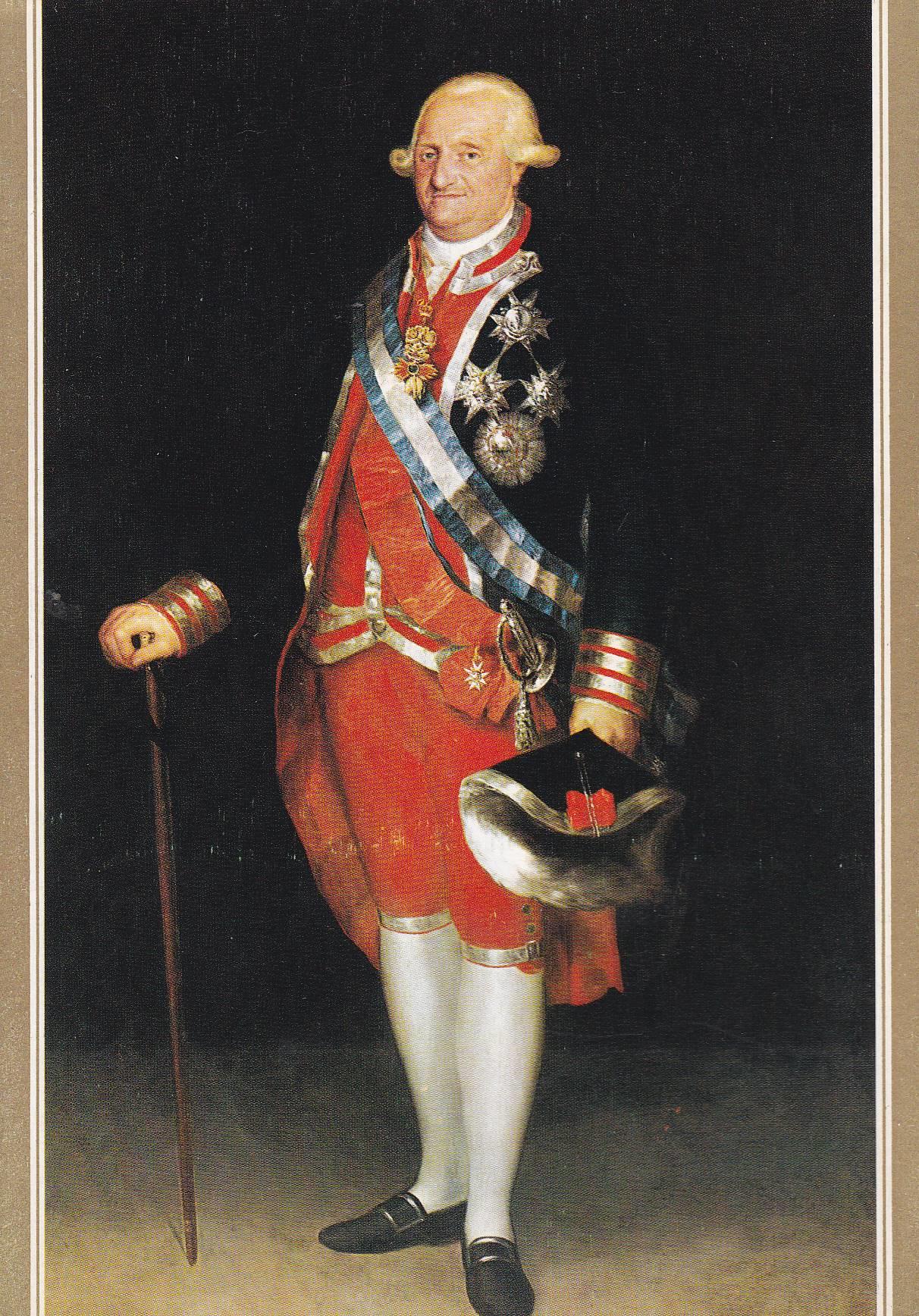 POSTAL B10978: GOYA: CARLOS IV. OLEO