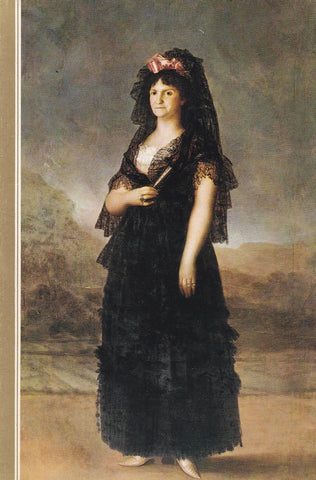 POSTAL B10982: GOYA: LA REINA MARIA LUISA. OLEO
