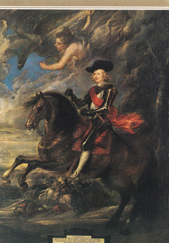 POSTAL B10983: RUBENS: EL CARDENAL DON FERNANDO DE AUSTRIA. OLEO