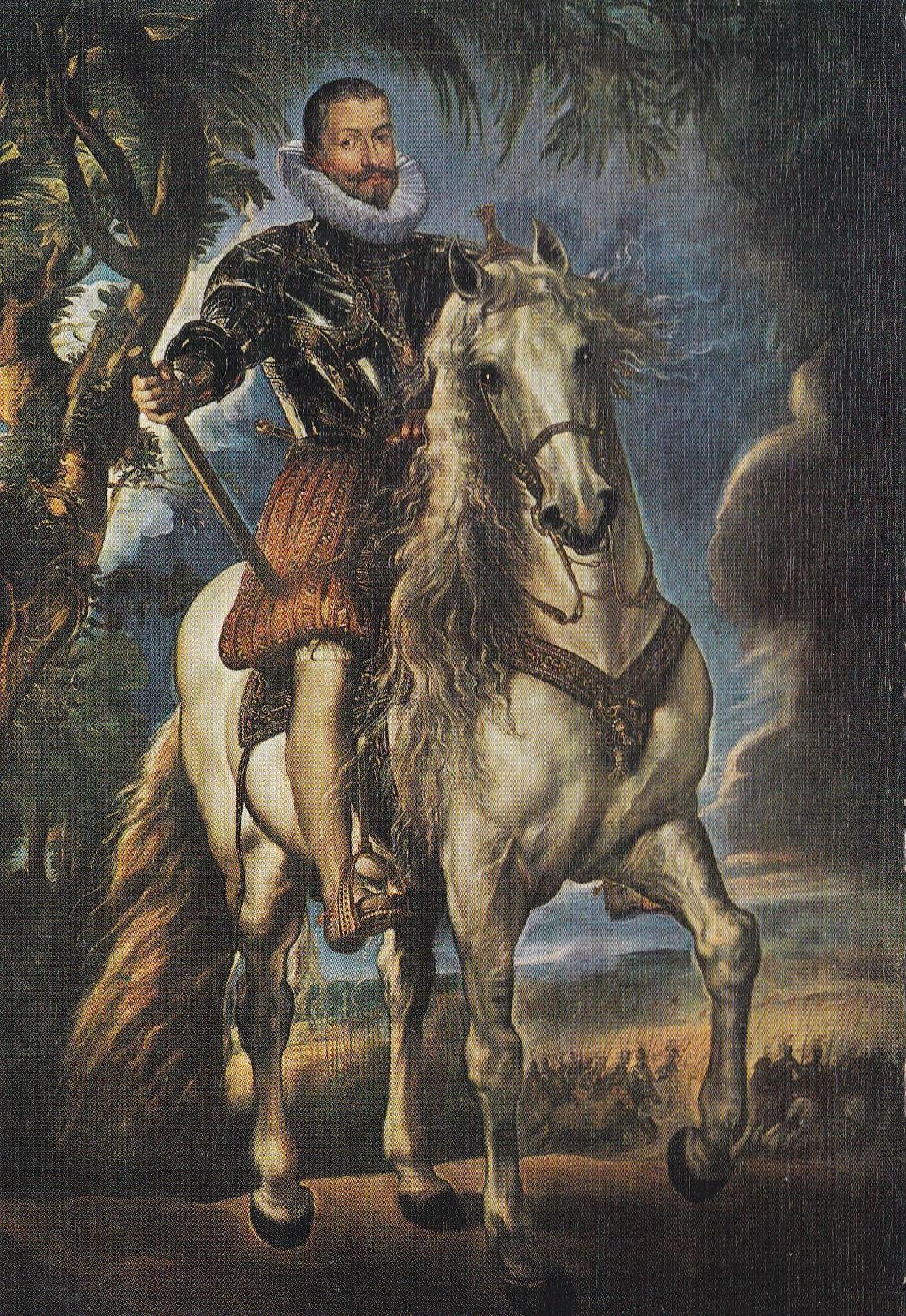 POSTAL B10986: RUBENS: EL DUQUE DE LERMA. OLEO