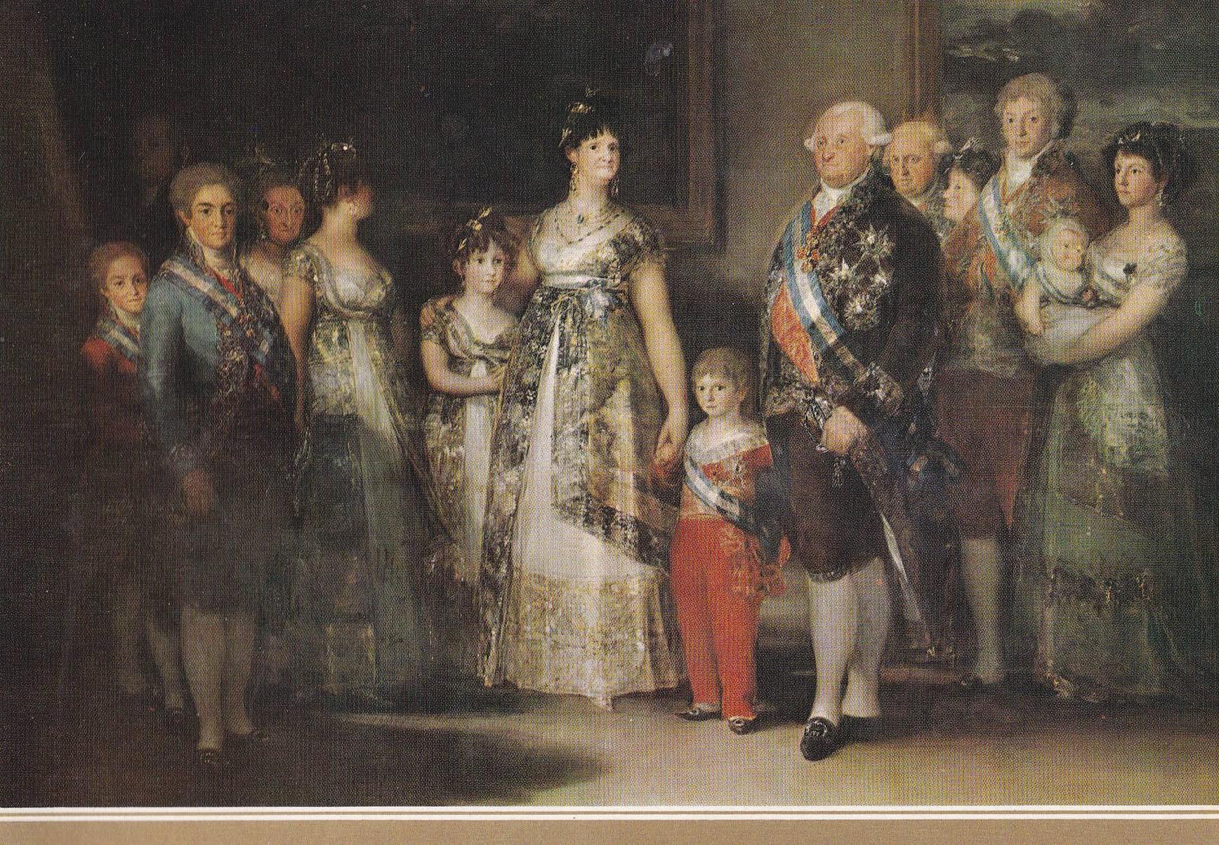 POSTAL B10987: GOYA: LA FAMILIA DE CARLOS IV. OLEO