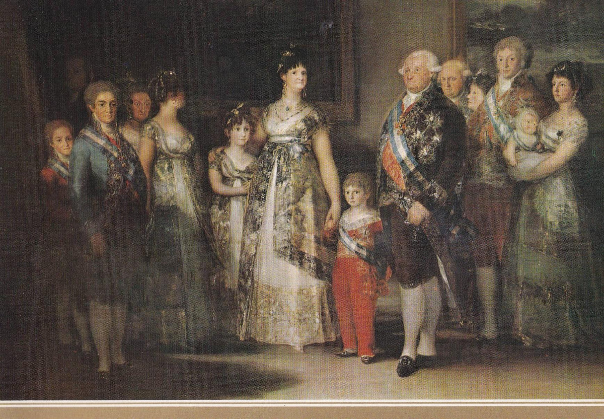 POSTAL B10987: GOYA: LA FAMILIA DE CARLOS IV. OLEO