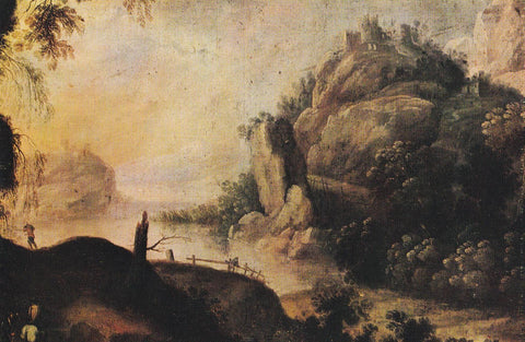 POSTAL B10997: MURILLO:  PAISAJE. OLEO