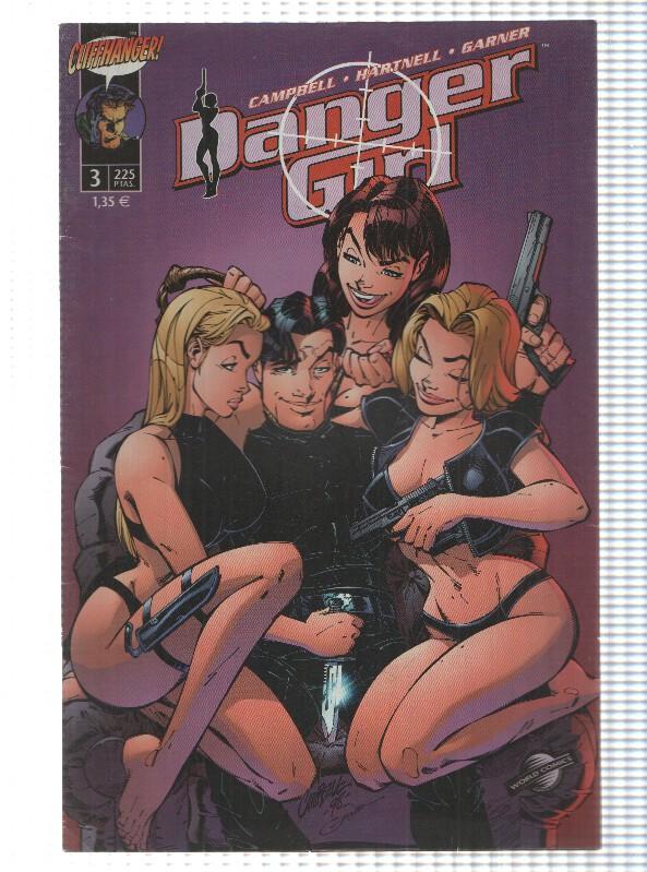 World Comics: Danger Girl num 3. Campbell-Hartnell-Garner