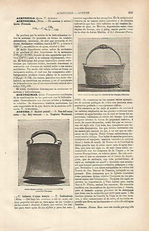 LAMINA ESPASA 31331: Acetres