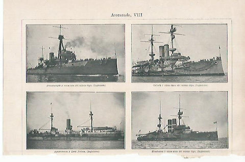 LAMINA ESPASA 31353: Acorazados de Inglaterra