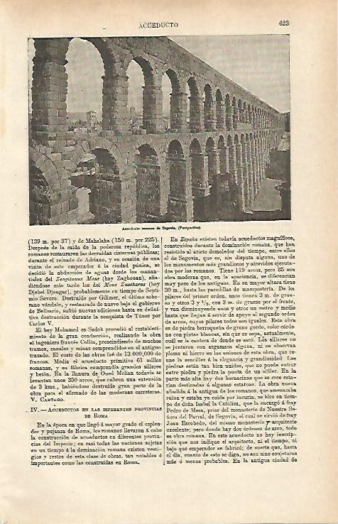 LAMINA ESPASA 31380: Acueducto de Segovia